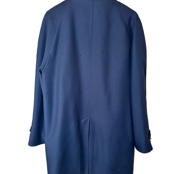 Clipper Mist Londontown Corp. Men's Overcoat All Weather Black Size 42 - Picture 6 of 9